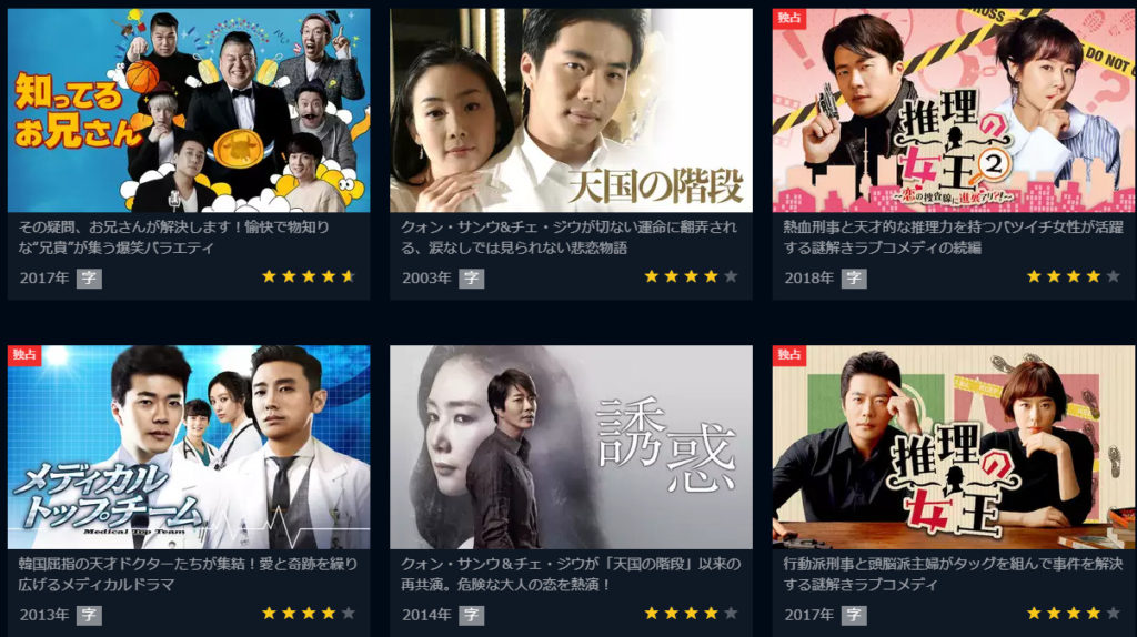 クォン・サンウ　ドラマ